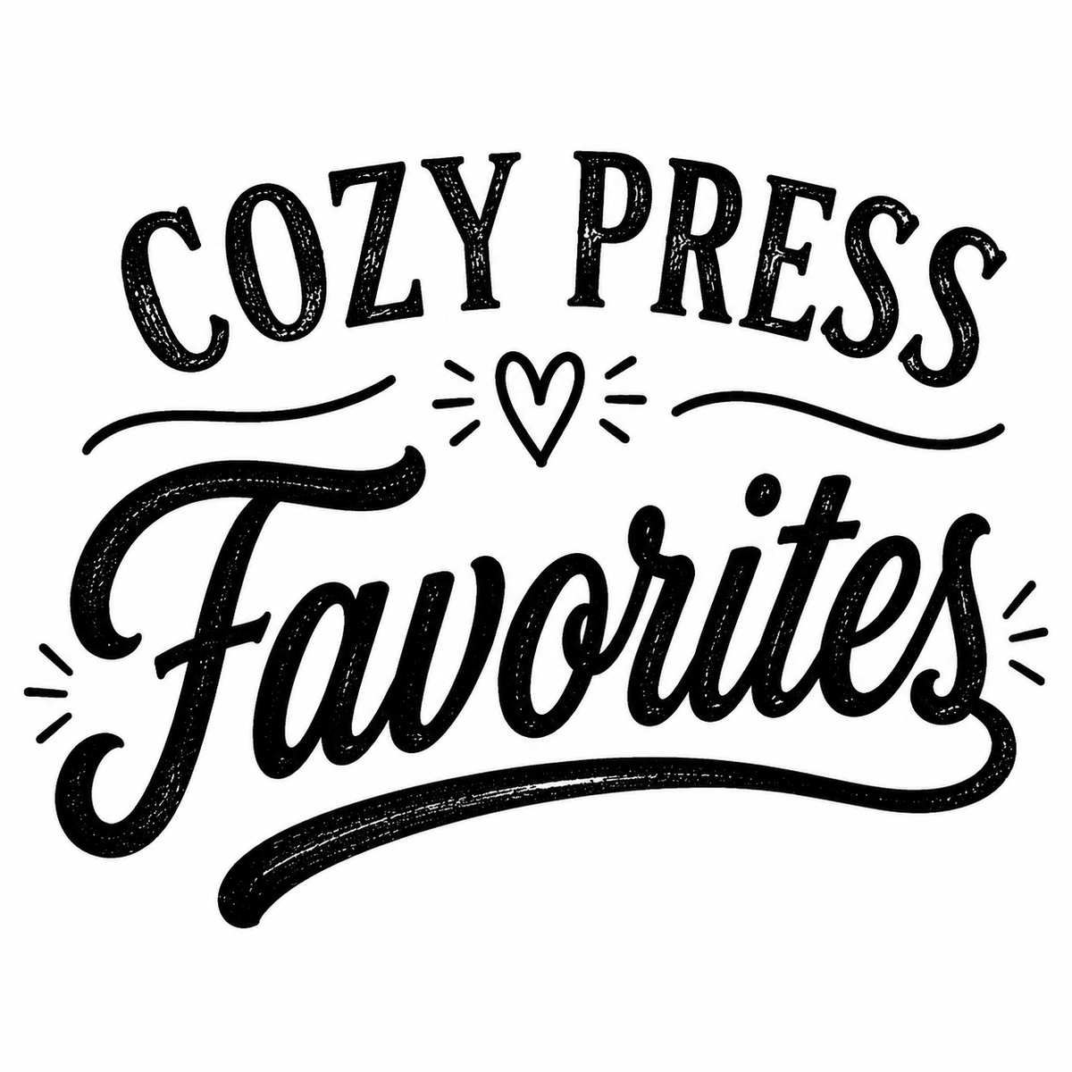 The Cozy Press Favorites