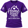Home Starts Here | Homeless Awareness Month Tee