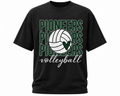 Pioneers Volleyball Heart Tee/Crew/Hoodie