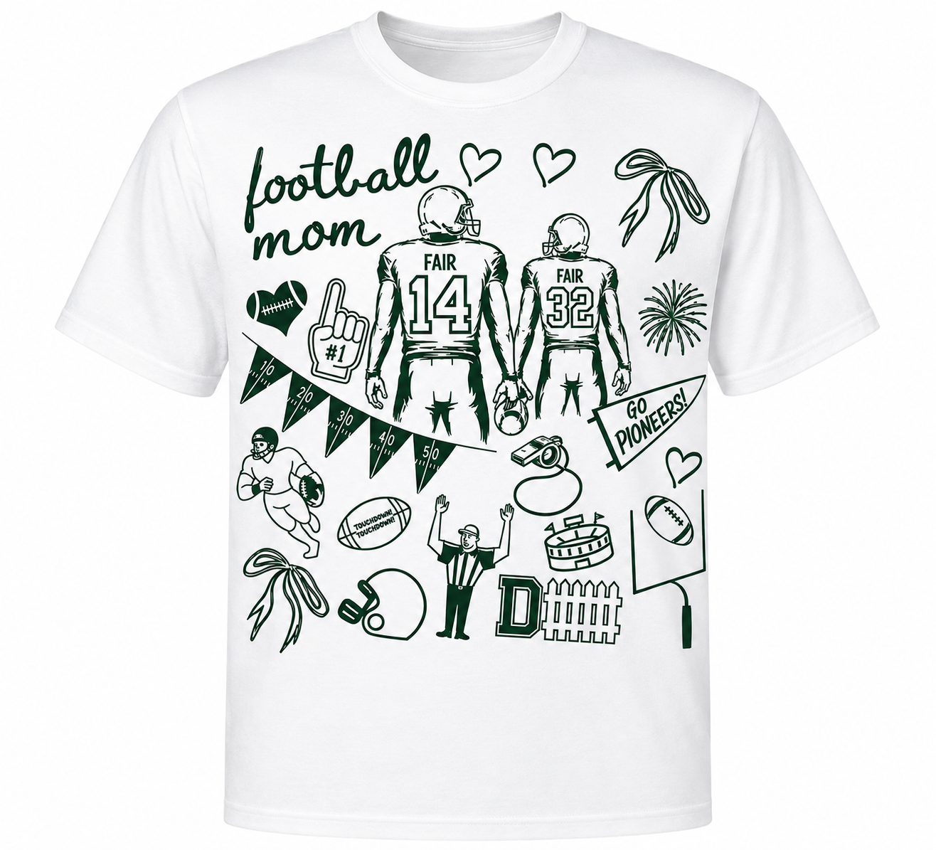 Custom Sports Mom Apparel | Football, Volleyball & Soccer