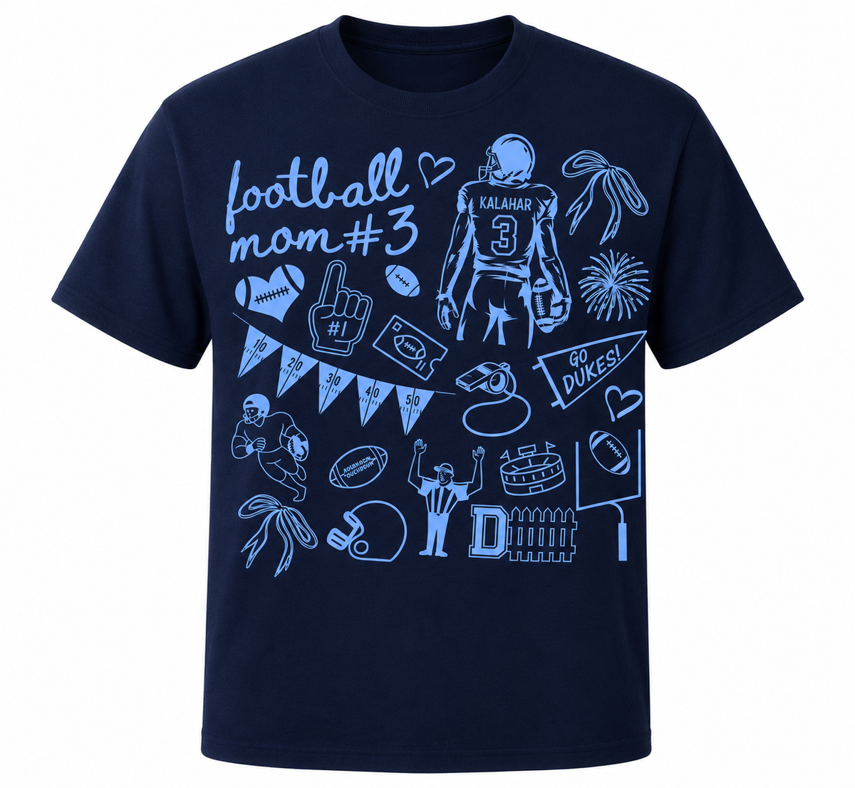 Custom Sports Mom Apparel | Football, Volleyball & Soccer