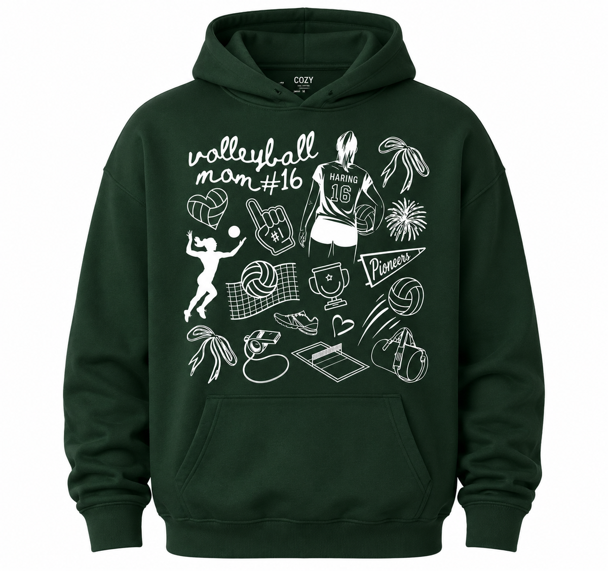 Custom Sports Mom Apparel | Football, Volleyball & Soccer